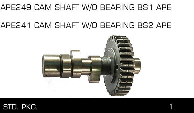 APE241 APE249 CAM SHATf W O BEARING BS1 APE